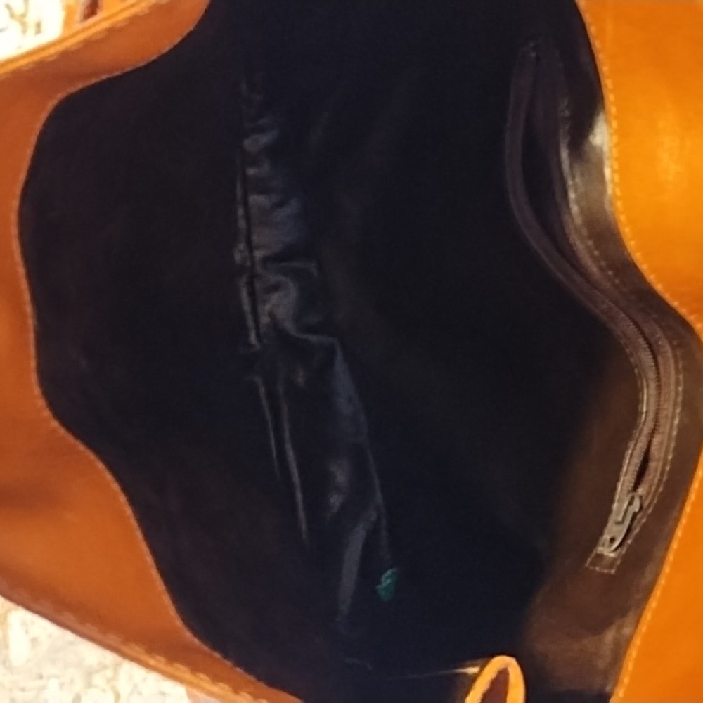 Genuine Vintage Romano Di Paolo Tan Leather Shoulder Bag - Picture 8 of 13